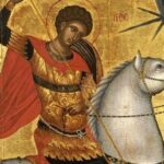 Εικόνα Αγίου Γεωργίου καβαλάρη με δράκο