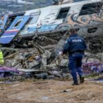 πραγματογνώμονας των Τεμπών ΙΧ καμένο στην Πανεπιστημιούπολη