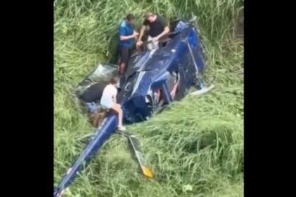 ελικόπτερο συνετρίβη στη Βραζιλία Robinson R44