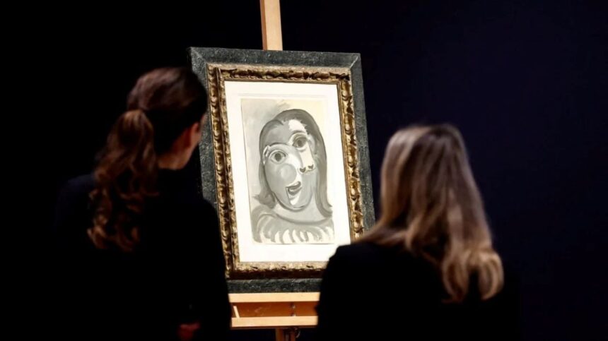 Πικάσο Tête de Femme 1941 λαχειοφόρος 100 ευρώ