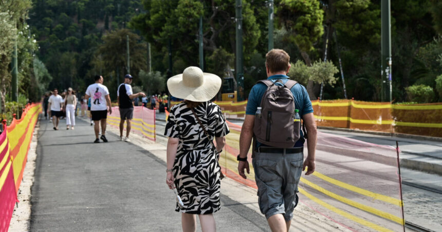 Η ανοιχτή λεωφόρος Βασιλίσσης Όλγας με ήπια κυκλοφορία