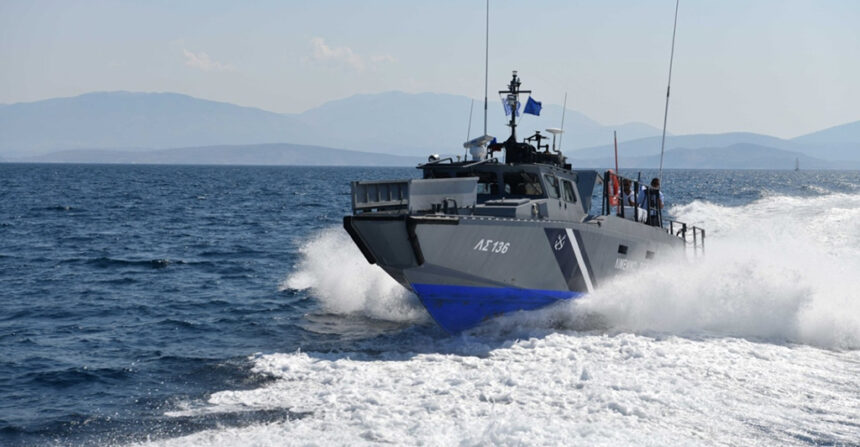 αποβίβαση παραλία Αγαθή Ρόδου λέμβος