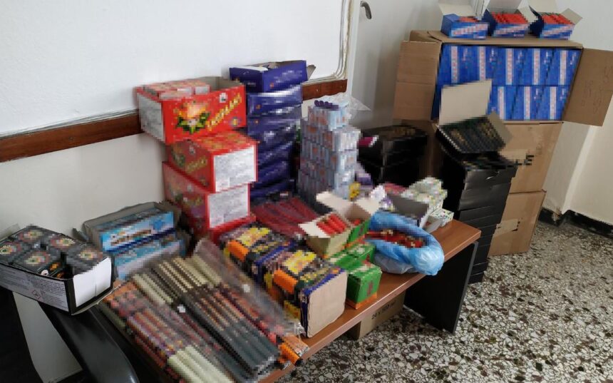 Κατάσχεση πυροτεχνημάτων Κερατσίνι πυροτεχνήματα Κερατσίνι