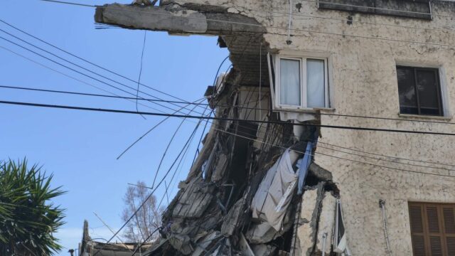 κατάρρευση πολυκατοικίας Γερμασόγεια Λεμεσό Κύπρου