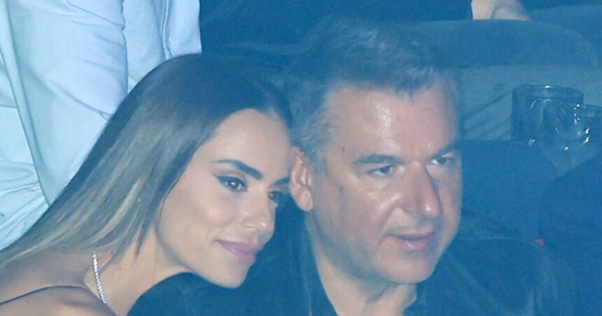 Μαρία Αντωνά και Γιώργος Λιάγκας με γένια