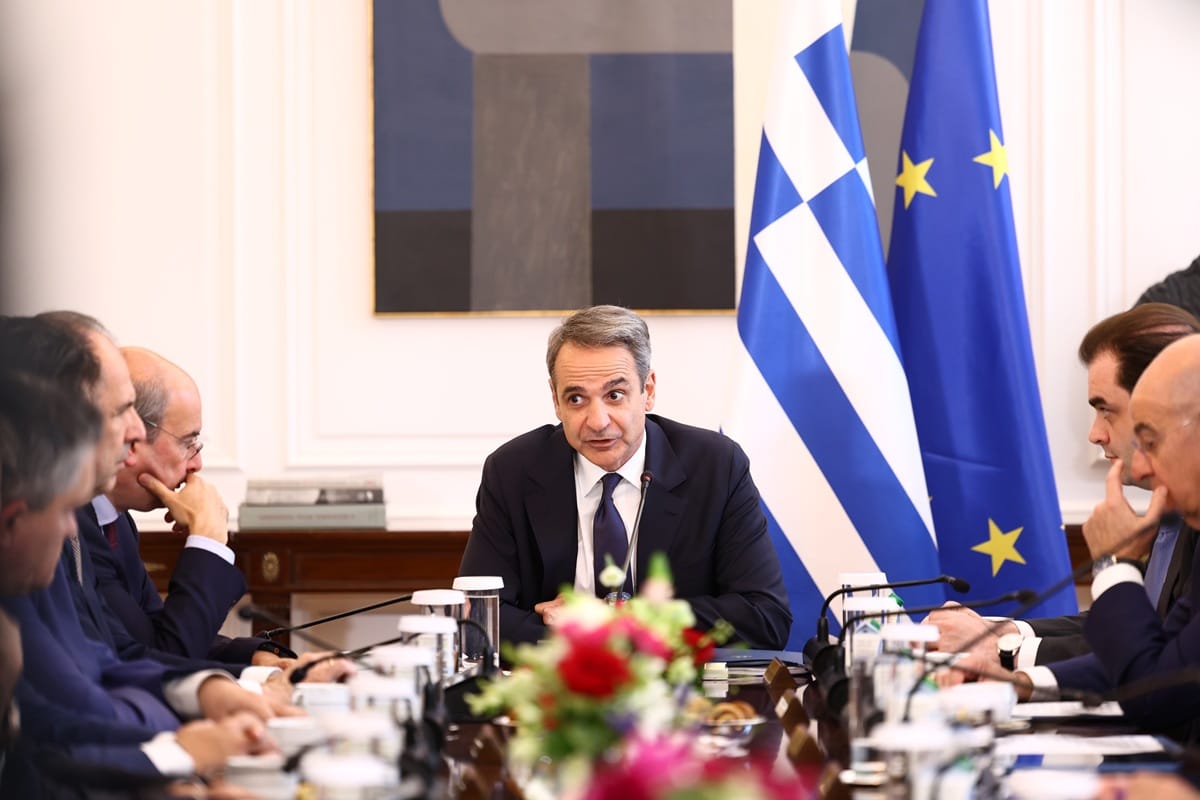 υπουργικό συμβούλιο στο Μέγαρο Μαξίμου με πρωθυπουργό