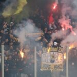 οπαδοί της ΑΕΚ υποδοχή στη Συγγρού