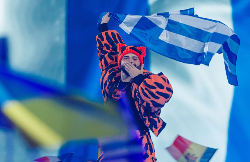 Akylas Eurovision 2026 υποδοχή στο Ελευθέριος Βενιζέλος