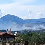 Φωτιά στα Καλύβια Θορικού με πυροσβεστικές δυνάμεις