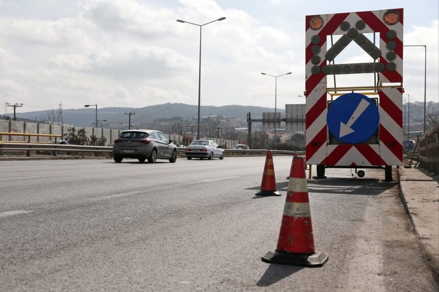 εργασίες γέφυρα Μυτιληνάκια Ε.Ο.2 Θεσσαλονίκη