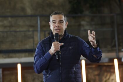 Παρουσίαση κόμμα Τσίπρα στην Πλατεία Θησείου