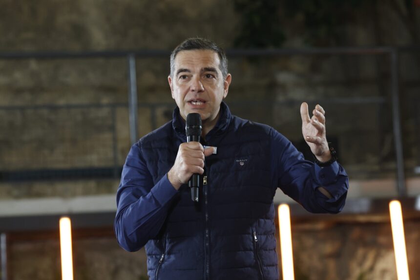 Παρουσίαση κόμμα Τσίπρα στην Πλατεία Θησείου