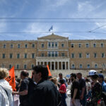 απεργία ΑΔΕΔΥ στην Πλατεία Κλαυθμώνος 13 Μαΐου