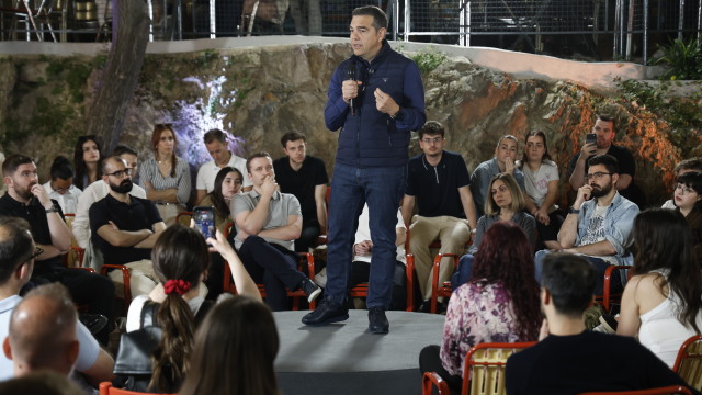 Παρουσίαση κόμμα Τσίπρα στην Πλατεία Θησείου