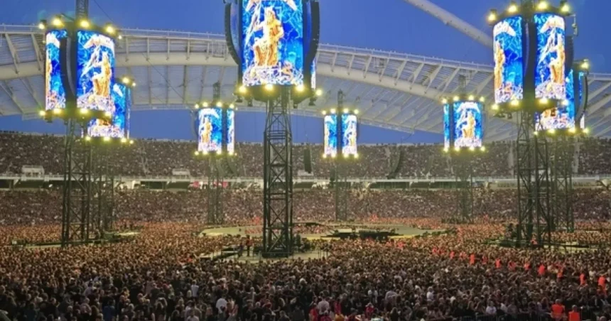 Metallica ΟΑΚΑ συναυλία 90.000 θεατές