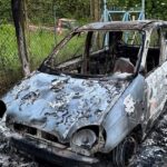 κακοποίηση ζώων Λέσβος καμένο αυτοκίνητο