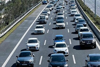 Καραμπόλα Αττική Οδός καθυστερήσεις 10/5