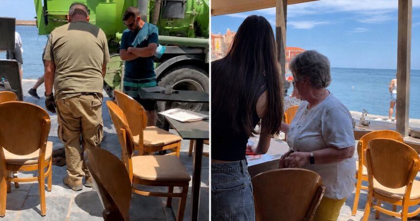 Ενετικό Λιμάνι Χανίων λύματα απόφραξη