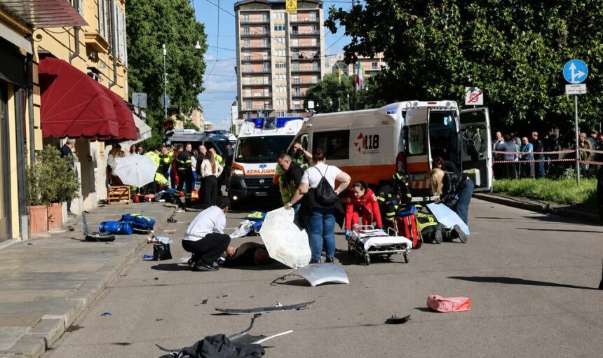 Καραμπόλα Πατησίων με τραυματίες και ασθενοφόρα
