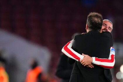 Αντουάν Γκριεζμάν στο Μετροπολιτάνο αποχαιρετιστήριο παιχνίδι
