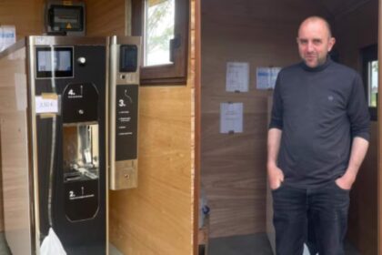 αυτόματο παγωτό φάρμα με φρέσκο γάλα