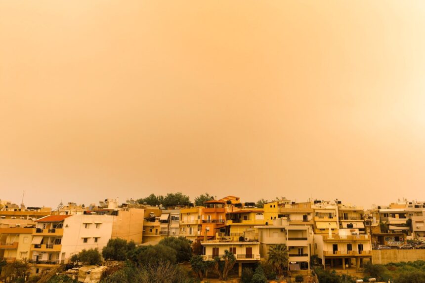 αφρικανική σκόνη στην Ελλάδα 16 Μαΐου