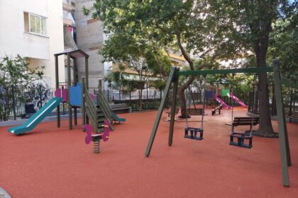 αναβαθμισμένη παιδική χαρά Καππαδοκίας στη Θεσσαλονίκη