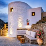 Liogerma Olympos ανεμόμυλος με θέα Αιγαίο