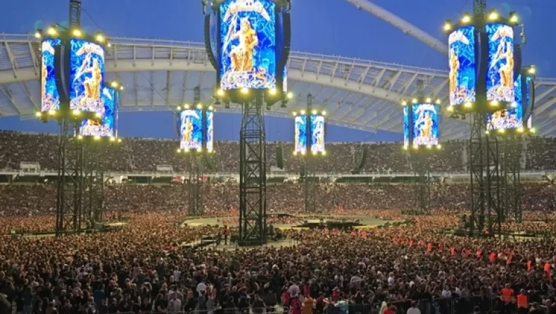 Metallica ΟΑΚΑ συναυλία 90.000 θεατές
