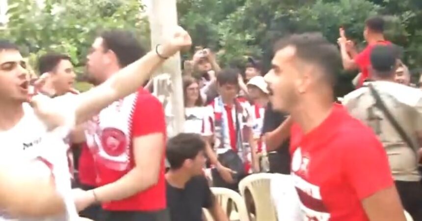 Ολυμπιακός Final Four πανηγυρισμοί Πειραιά