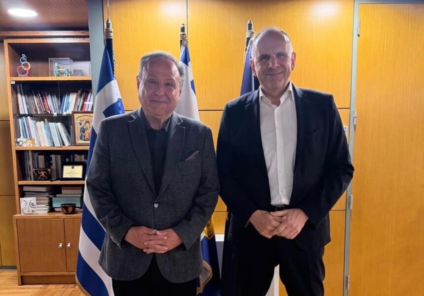Γεραπετρίτης και Αγγελούδης συζήτηση για ενίσχυση εξωστρέφειας