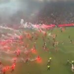 εισβολή οπαδών ντέρμπι Πράγας