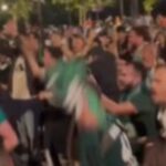 οπαδοί Παναθηναϊκού πανηγυρισμοί Ισπανία