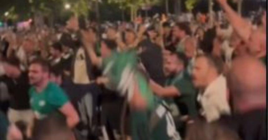 οπαδοί Παναθηναϊκού πανηγυρισμοί Ισπανία