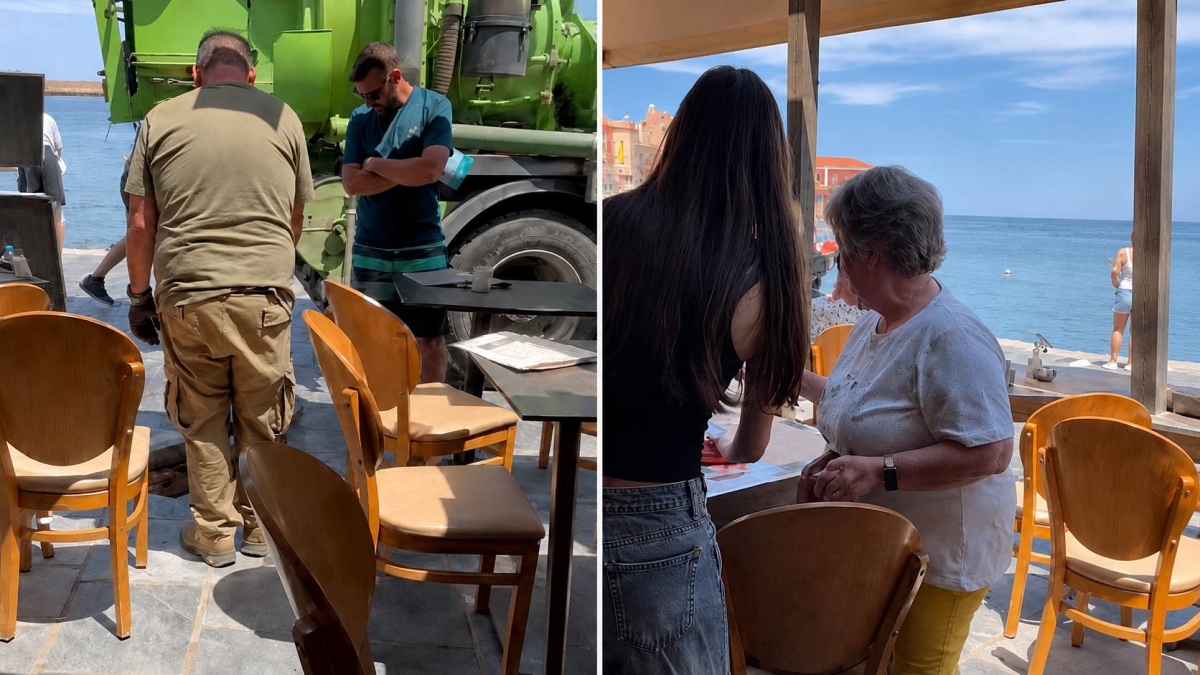 Ενετικό Λιμάνι Χανίων λύματα απόφραξη