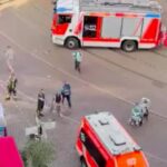 Λειψία αυτοκίνητο πλήθος Grimmaische Straße