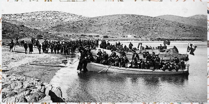 4 Μαΐου 1912 αποβίβαση Ιταλών στη Ρόδο