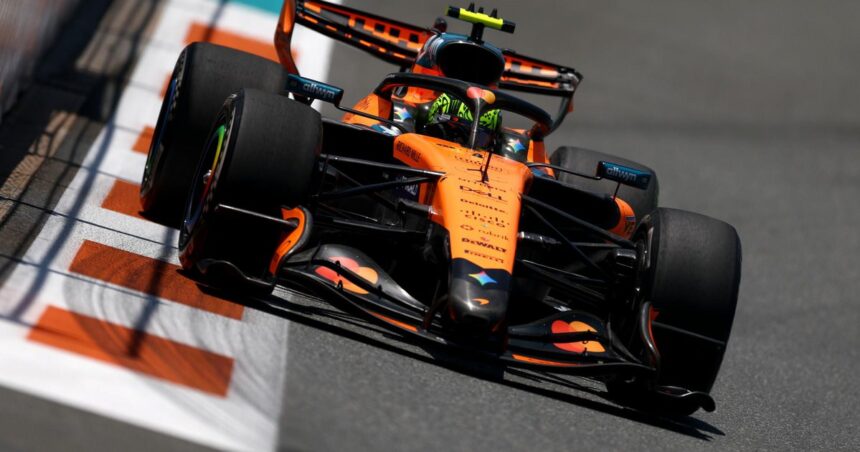 McLaren MCL40 pole position με Norris