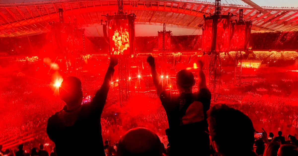 Μικροδονήσεις ΟΑΚΑ κατά τη συναυλία Metallica
