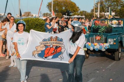 Vespa Club Ρόδου στολισμένες Vespa στα Ανθεστήρια 2026