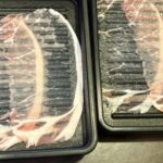διάφανο χοιρινό stealth pork σερβίρισμα