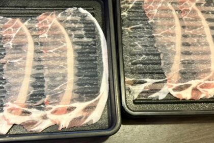 διάφανο χοιρινό stealth pork σερβίρισμα