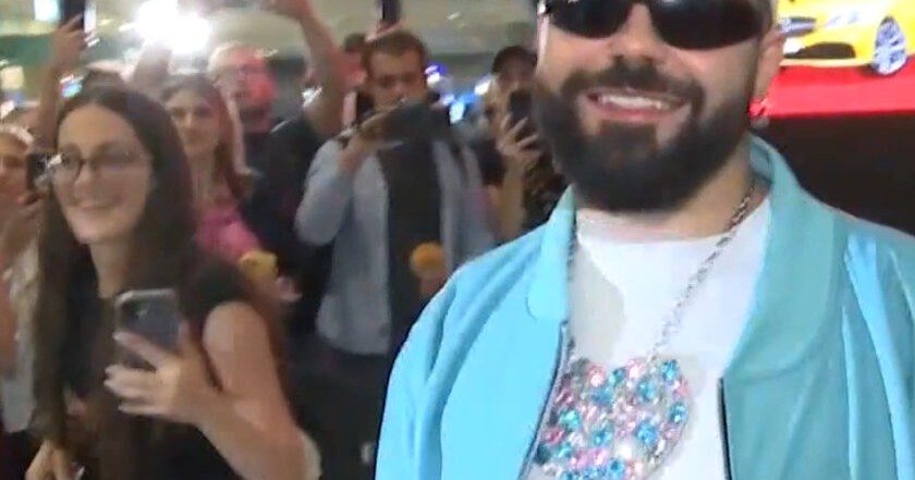 Akylas Eurovision 2026 υποδοχή στο Ελευθέριος Βενιζέλος