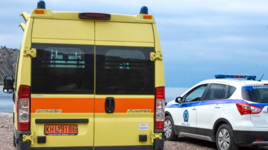 Μοναχός ασθενοφόρο Ουρανούπολη τραυματισμός