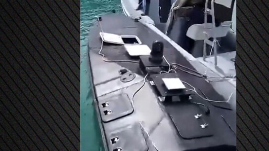 Θαλάσσιο drone Λευκάδα σε εγκαταστάσεις Πολεμικού Ναυτικού