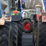 Αγρότες Προμαχώνα Σερρών με τρακτέρ