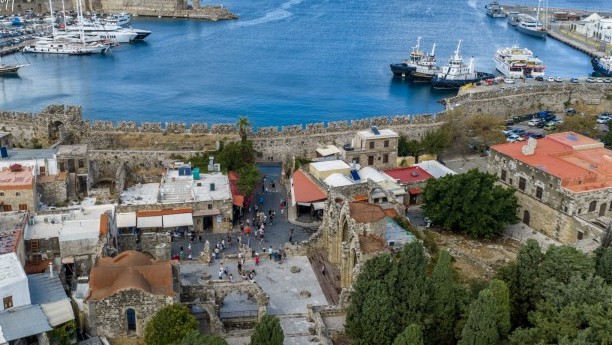 χάρτης χωροταξικού τουρισμού με ζώνες ανάπτυξης