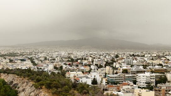 αφρικανική σκόνη και ζέστη στην Ελλάδα