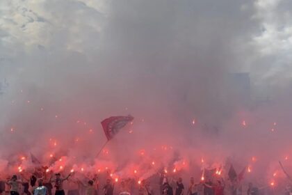 Φωταγώγηση Δημαρχείου Απόλλων Καλαμαριάς άνοδος