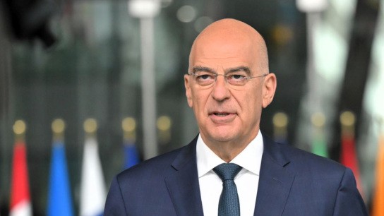 Νίκος Δένδιας στο Αγαθονήσι ουκρανικό drone